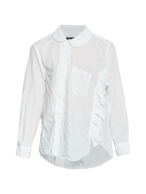 BLACK COMME des GARÇONS ruffled-detail shirt