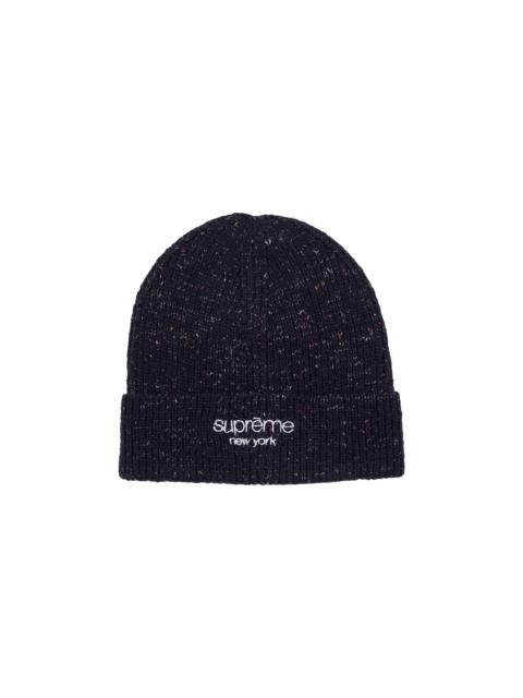 Supreme Rainbow Speckle Beanie 'Navy'