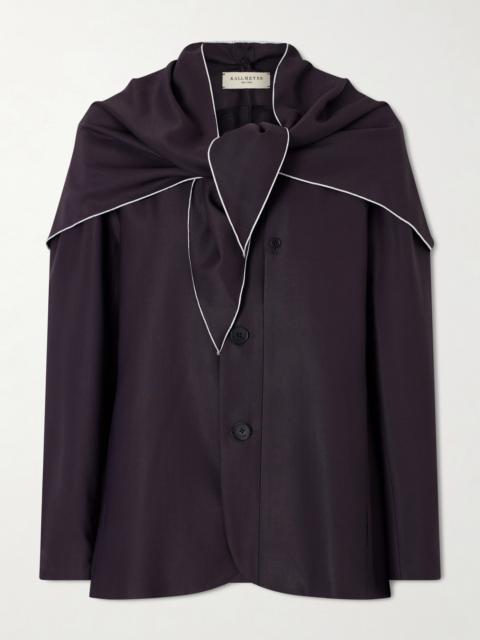 KALLMEYER Jamie Tie-detailed Cady Blazer