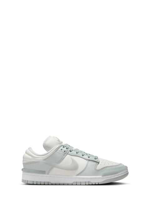 Dunk Low Twist Sneaker in Light Silver/White