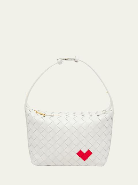 Bottega Veneta Mini Heart Intrecciato Shoulder Bag
