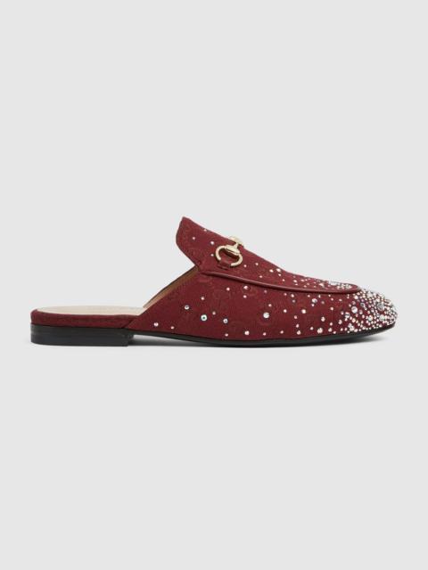 GUCCI Women's Princetown slipper with crystals