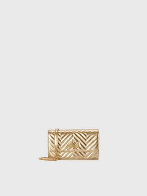 Missoni On-chain wallet in zig zag leather
