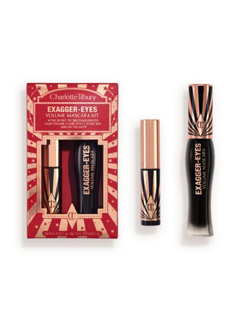 Charlotte Tilbury EXAGGER-EYES VOLUME MASCARA KIT Eye Kit Gift Set