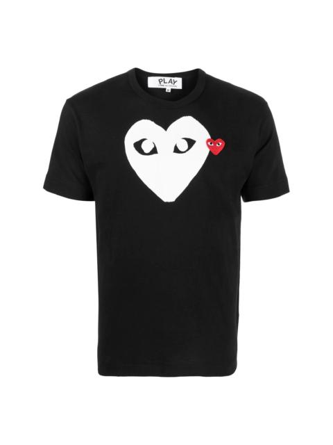 Comme des Garçons PLAY heart-print cotton T-shirt