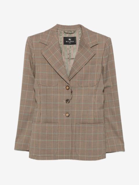 Etro check-pattern blazer