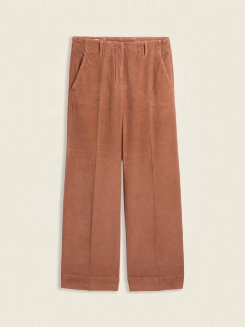 SLOWEAR Wide-fit corduroy trousers