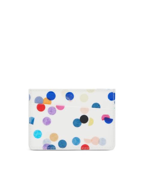 Maison Margiela slim confetti-print card holder
