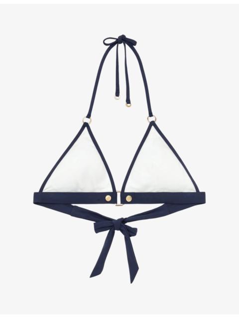 REISS Saskia Triangle Bikini Top