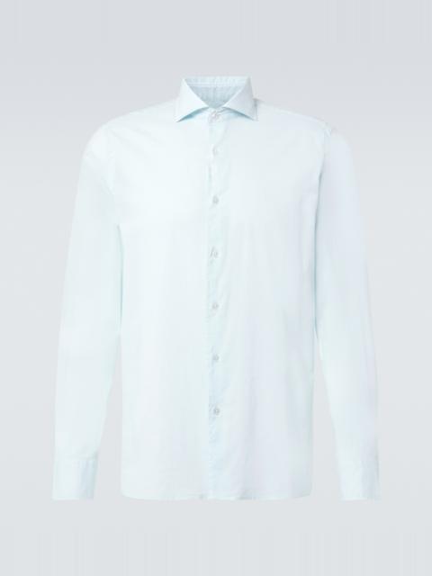 FEDELI Cotton-blend shirt