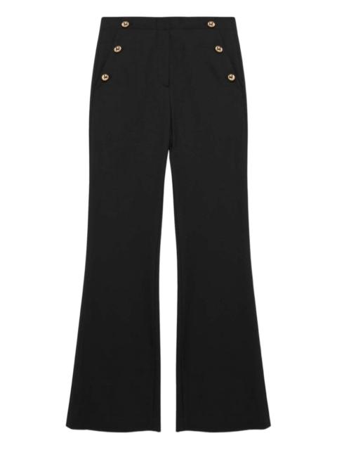 SIMKHAI Robin button-embellishment trousers