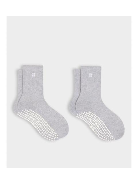 Sweaty Betty Pilates Crew Grip Sock 2 Pack