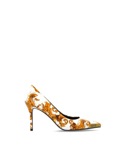 VERSACE JEANS COUTURE printed pumps