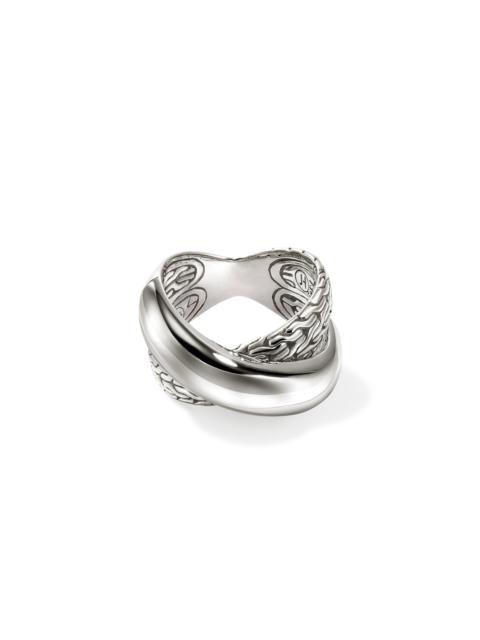 JOHN HARDY JH Essential Crossover Ring, Sterling Silver