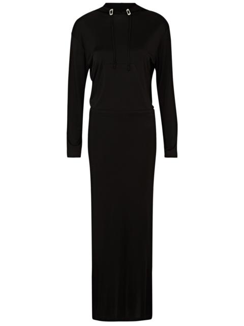 Dion Lee Hooded stretch-jersey maxi dress