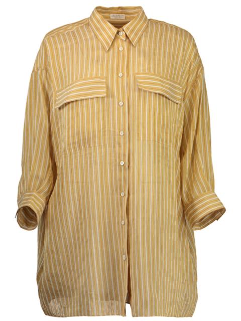 Brunello Cucinelli Stripe Relaxed Summer Shirt