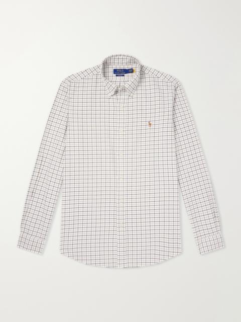 Polo Ralph Lauren Logo-Embroidered Checked Cotton Shirt