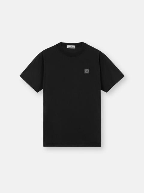 Stone Island 2100026 ORGANIC COTTON JERSEY 'FISSATO' EFFECT