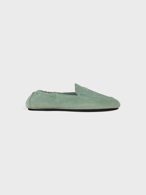 CELINE ADAM LOAFER IN SUEDE CALFSKIN