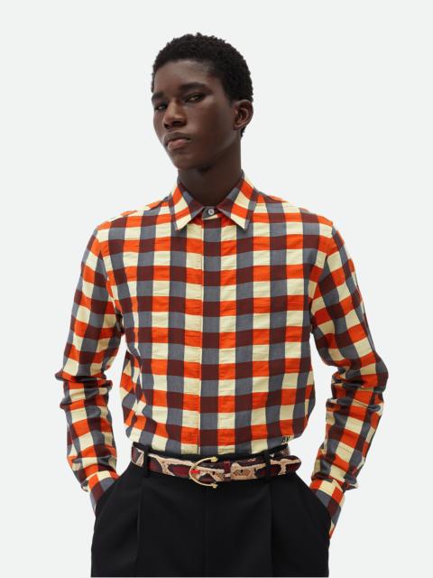 Bottega Veneta Gingham Cotton Shirt