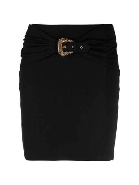 VERSACE JEANS COUTURE buckle-detail mini skirt