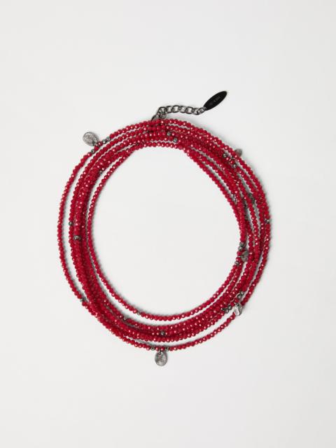 Brunello Cucinelli Vetro and Sterling Silver bracelet