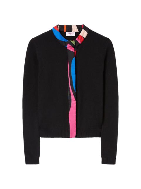 PUCCI Marmo-print virgin-wool cardigan