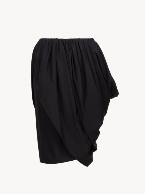 Chloé KNEE-LENGTH WRAP SKIRT IN COTTON POPLIN