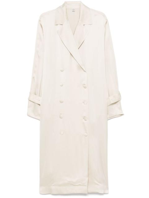 TOTEME Straight Satin Trench Coat