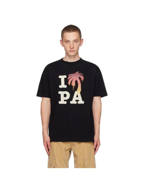 Palm Angels 로고 인쇄 면 T 셔츠