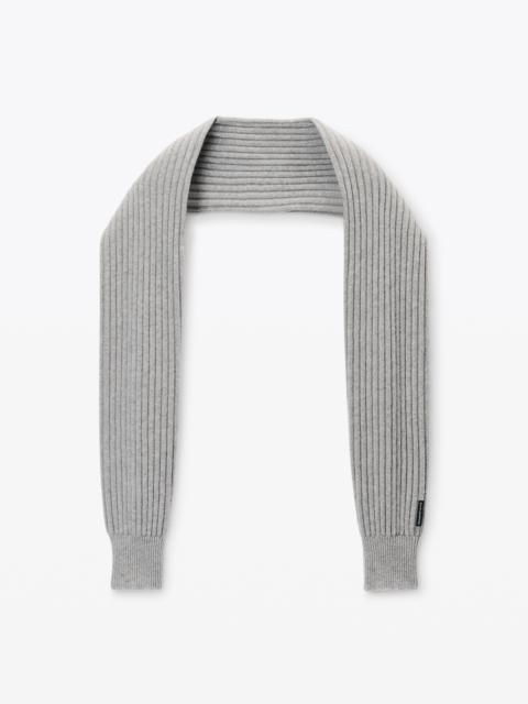 Alexander Wang Hybrid Ribbed Scarf with Sleeves