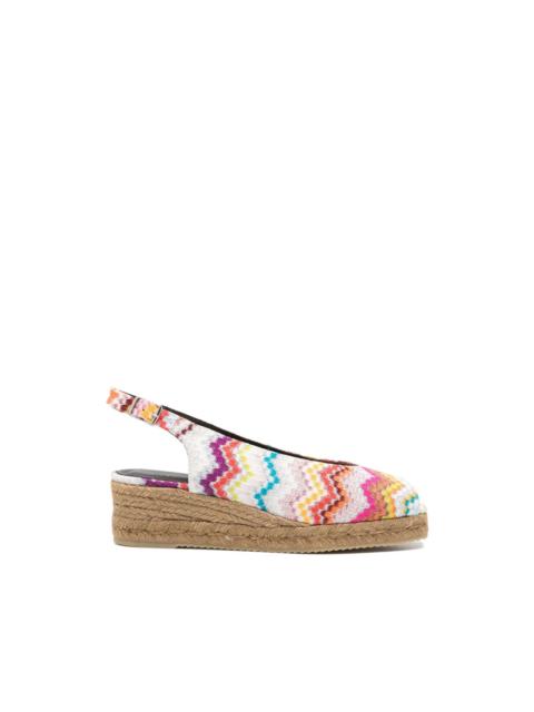 Missoni zigzag mules