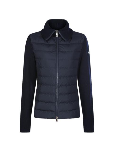 Moncler padded zip-up cardigan