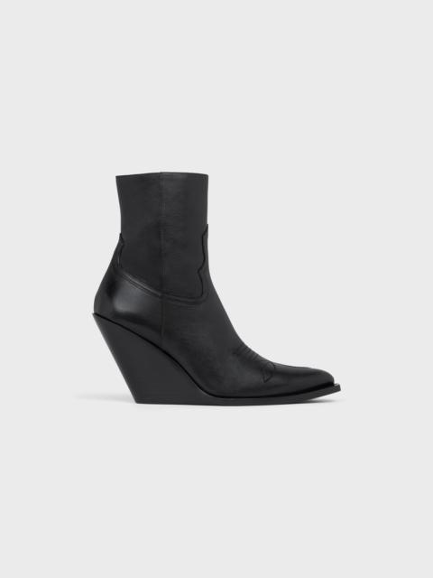 CELINE Celine Moon zipped boot in Calfskin