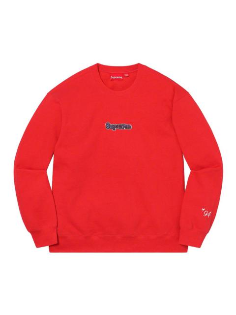 Supreme Gonz Logo Crewneck 'Washed Red'