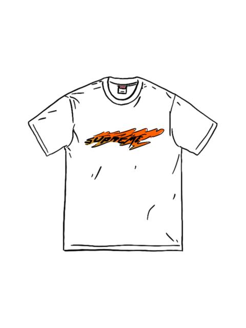 Supreme Wind Tee White/Orange