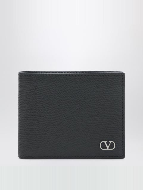 Valentino Black Vlogo Signature bi-fold wallet