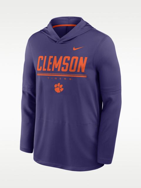 Nike Clemson Sideline Men's Nike Dri-FIT College Long-Sleeve Hooded Top