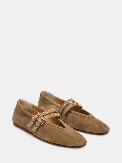 STEVE MADDEN LYDIA TAUPE SUEDE