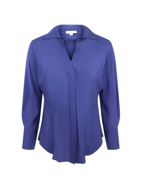 Bias Dolman silk blouse