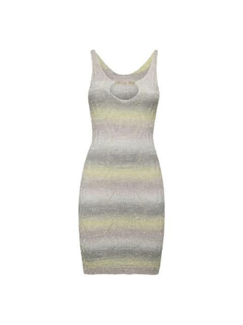 PHILIPP PLEIN striped mini dress