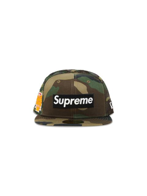 Supreme Supreme Box Logo Mesh Back New Era 'Woodland Camo'