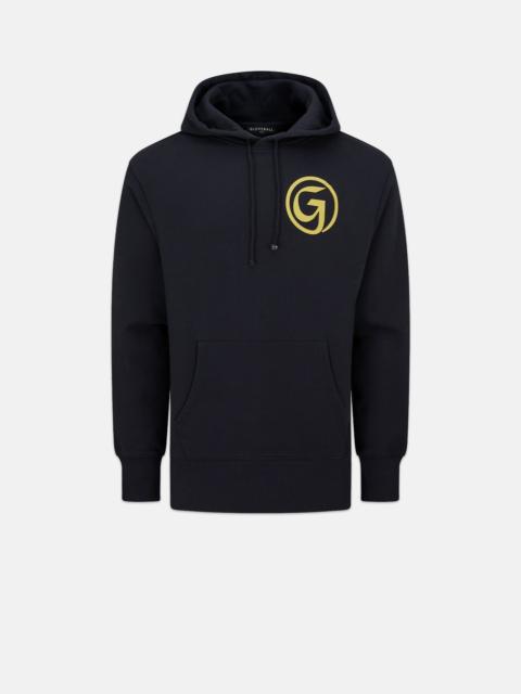 GLOVERALL Unisex 'G' Print Hoodie Navy
