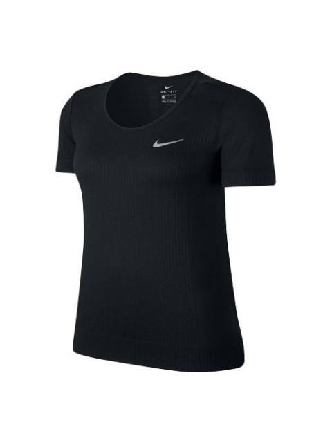 Nike (WMNS) Nike INFINITE Running Gym Short Sleeve Black BV3914-010