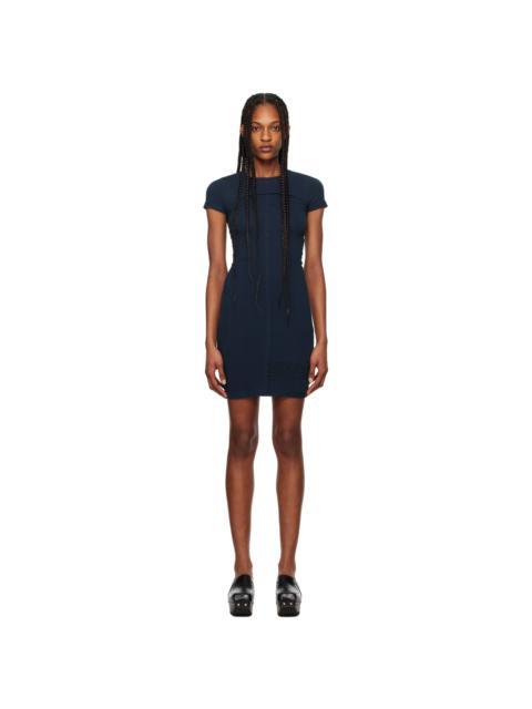 【関税込み】Eckhaus Latta ピンク Lapped ミニワンピース ECKHAUS LATTA Pink Lapped Minidress | REVERSIBLE