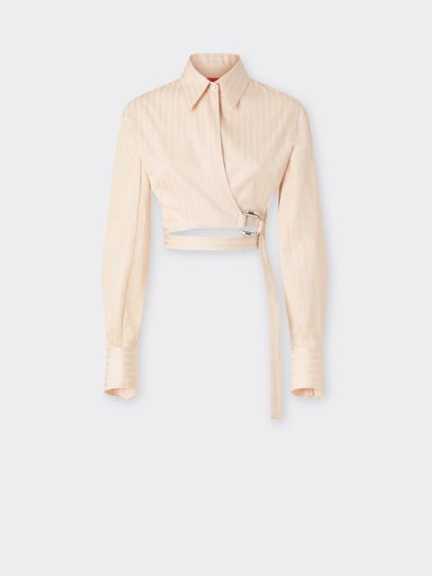 Ferrari Cotton shirt with Ferrari Monogram motif