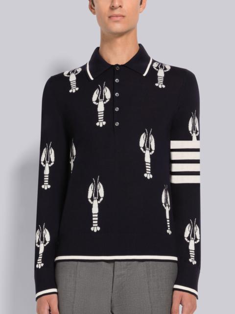 Thom Browne lobster-intarsia jumper