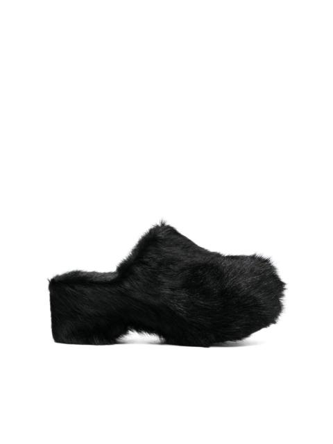 Jil Sander 70mm chunky slip-on mules