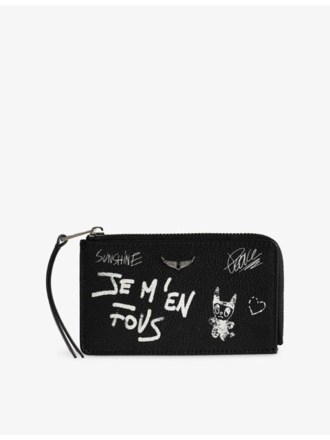 Zadig & Voltaire ZV Arty Leather Cardholder
