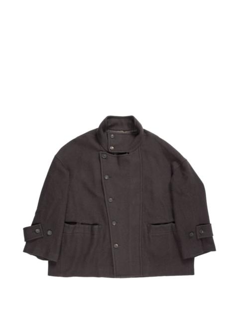 Ziggy Chen stand collar short coat